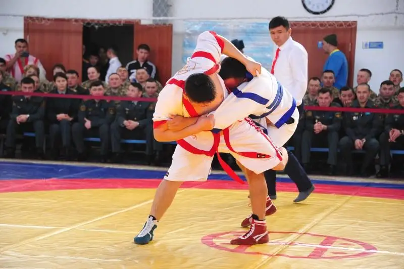 В Усть-Каменогорске определили самого сильного борца РгК «Восток»