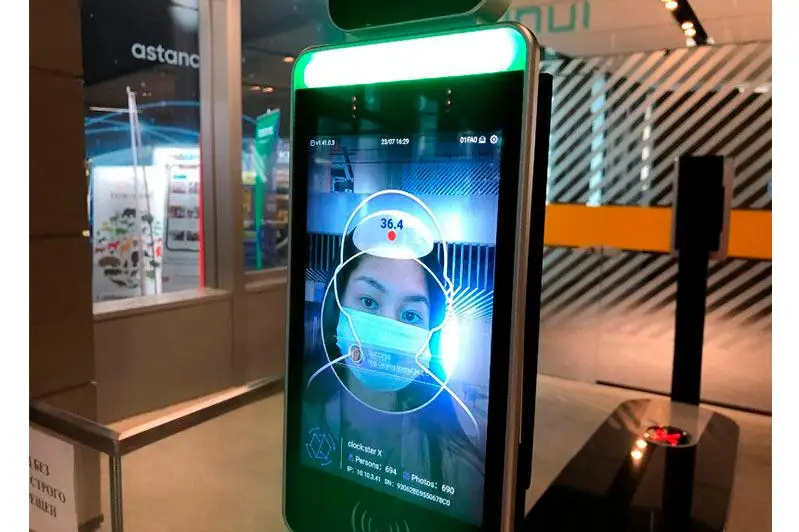 Новое решение по контролю доступа с распознаванием лица, температуры тела и наличия маски внедрил казахстанский стартап