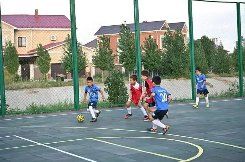 Спортплощадку к 175-летию Абая построил депутат в Актобе