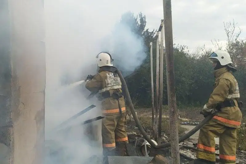 Пожар на территории дачного общества в ВКО потушили