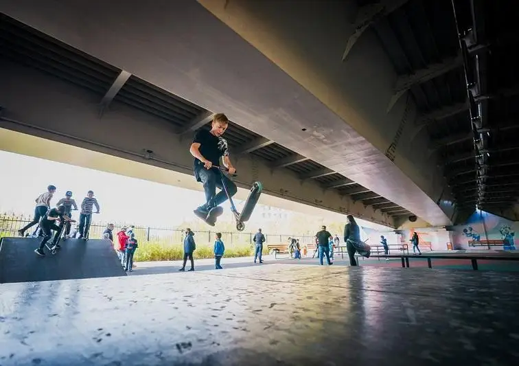 Подмостовое пространство для занятий спортом открыли в Нур-Султане