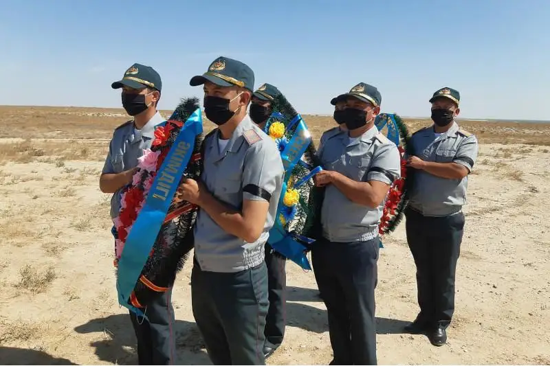 Останки участника ВОВ перезахоронили в Кызылординской области