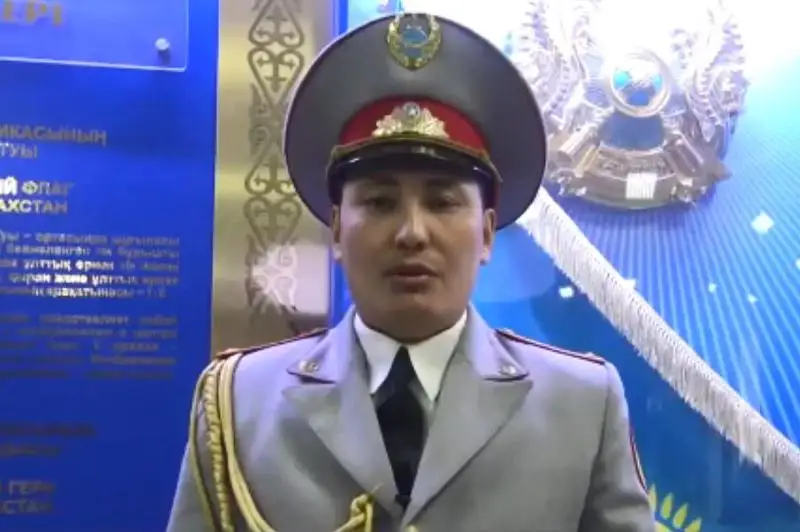 Павлодарские полицейские с именем Абай приняли участие в челлендже #Аbai175