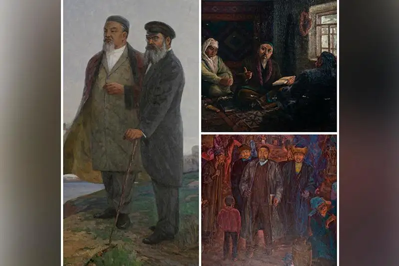 Три картины с изображением Абая отреставрировали в Семее