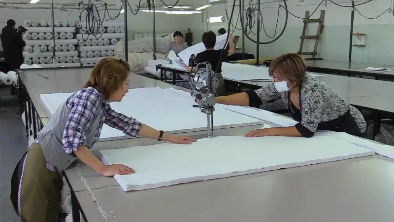 Маски из хлопчатобумажной ткани начали шить в Семее