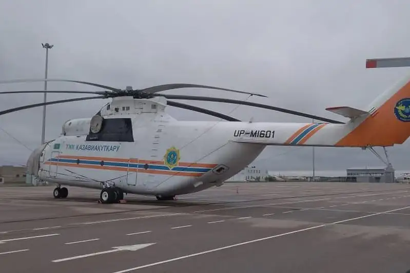 Самый большой в мире вертолет будет защищать от лесных пожаров Акмолинскую область