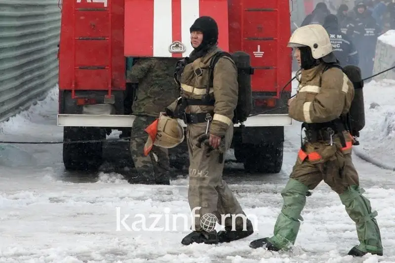 Пожар произошел в столичном ЖК Нурсая-2