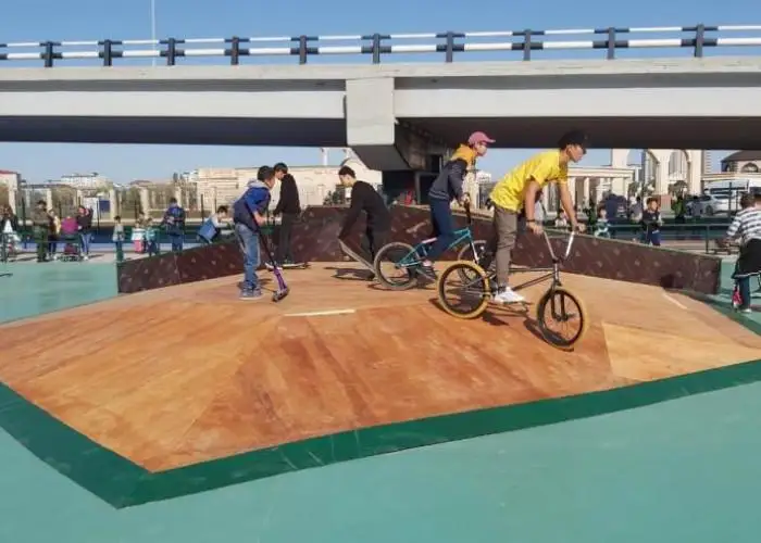 Ко Дню города в Атырау открылся скейт-парк
