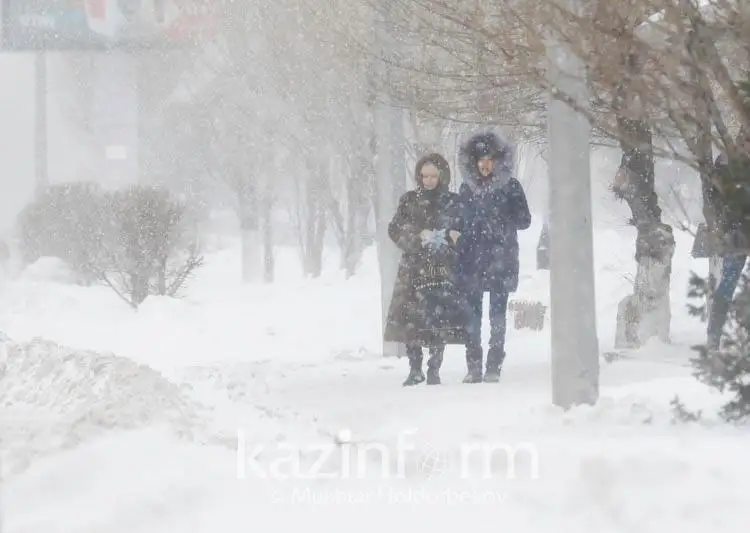 Осадки ожидаются на большей части территории Казахстана 8 февраля