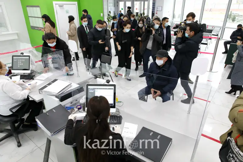 Как  соблюдаются санитарные нормы в столичном отделении ЦОНа