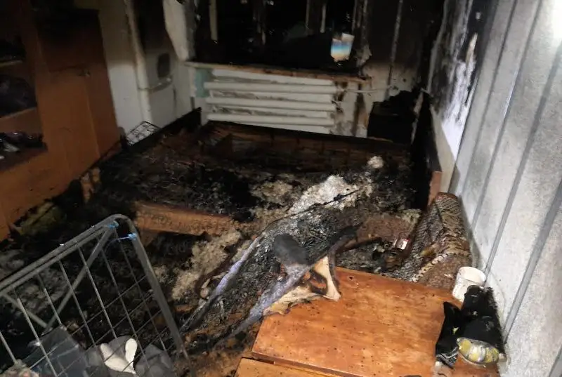 Мужчина погиб при пожаре в Шахтинске