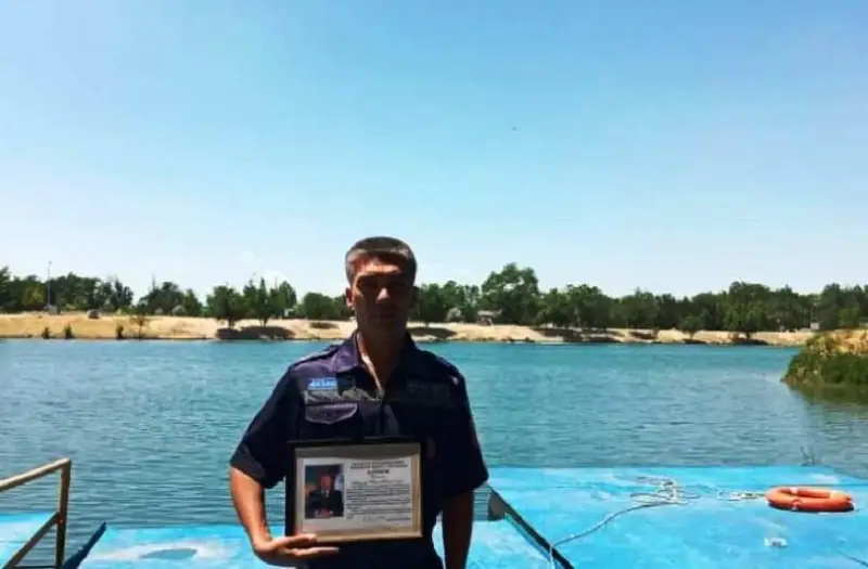 Жамбылский спасатель награжден благодарственным письмом Елбасы