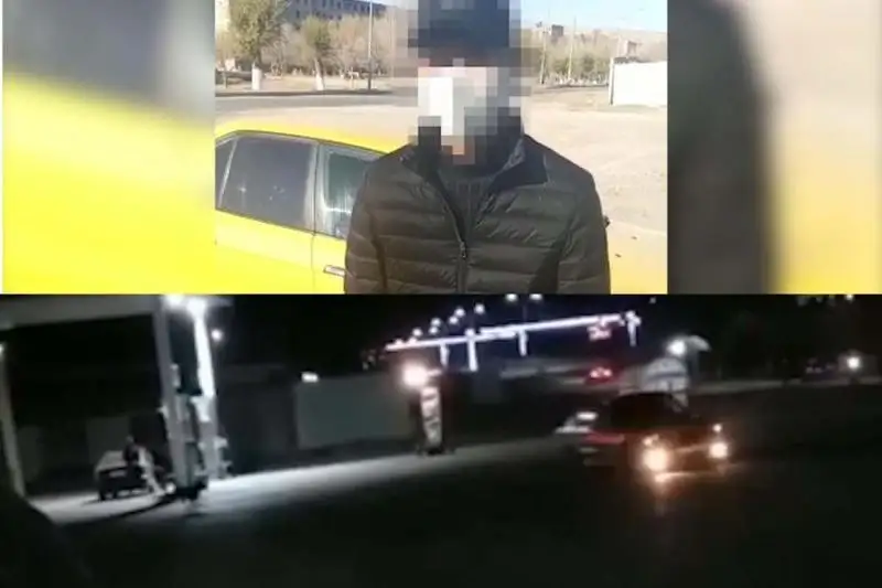 Алматинец наказан за ночной дрифт в Жамбылской области
