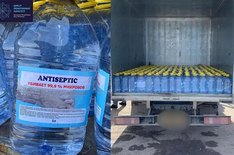 Незаконную реализацию масок и антисептиков выявили в Нур-Султане и Атырау