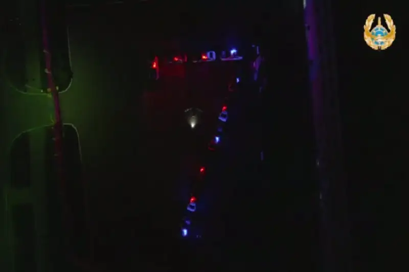 Цифру 7 из автомобилей ДПС выстроили в ВКО