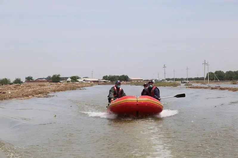Более 6,2 млн кубометров воды откачано из населенных пунктов Мактаарала