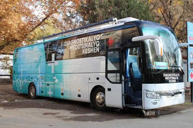 Передвижной медкомплекс появился в Сарыагашском районе Туркестанской области