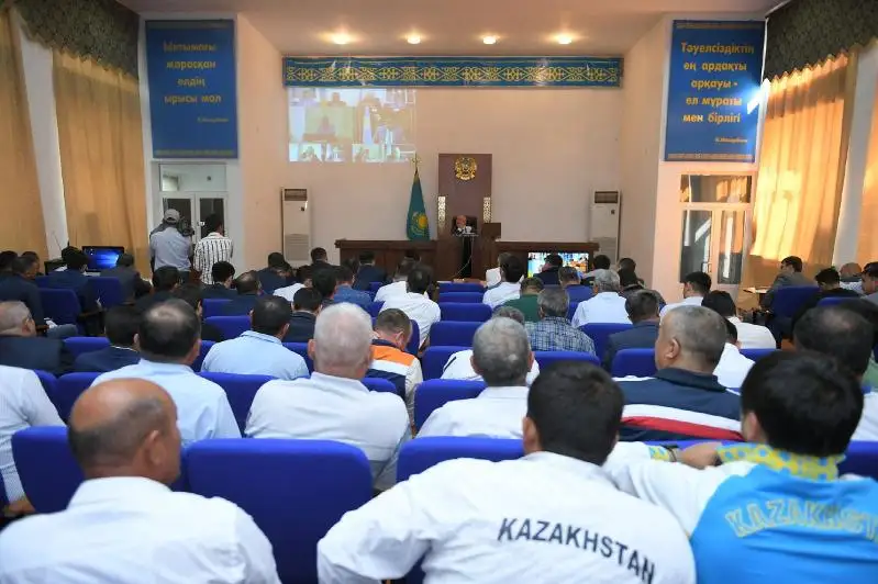 В Арыси обсудили завершение строительных работ