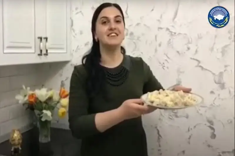 #Готовимвместедома: хинкал в программе кулинарного челленджа El.kz