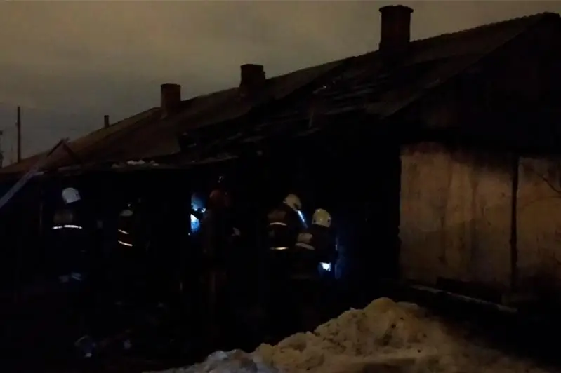Двое мужчин погибли в пожаре в Северном Казахстане