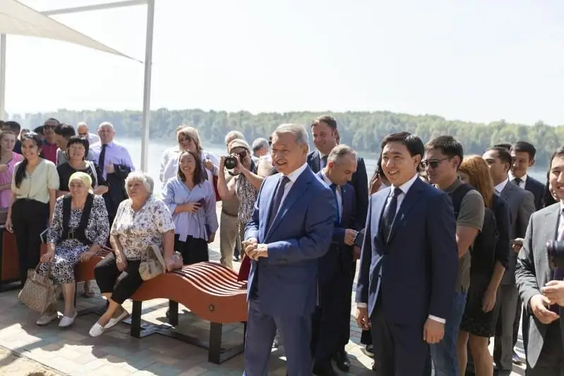 В Усть-Каменогорске состоялось официальное открытие парка «Самал»