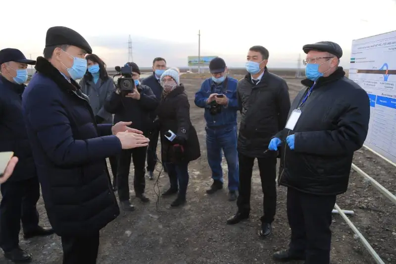 Алик Шпекбаев проверил качество ремонта дороги  в Костанайской области