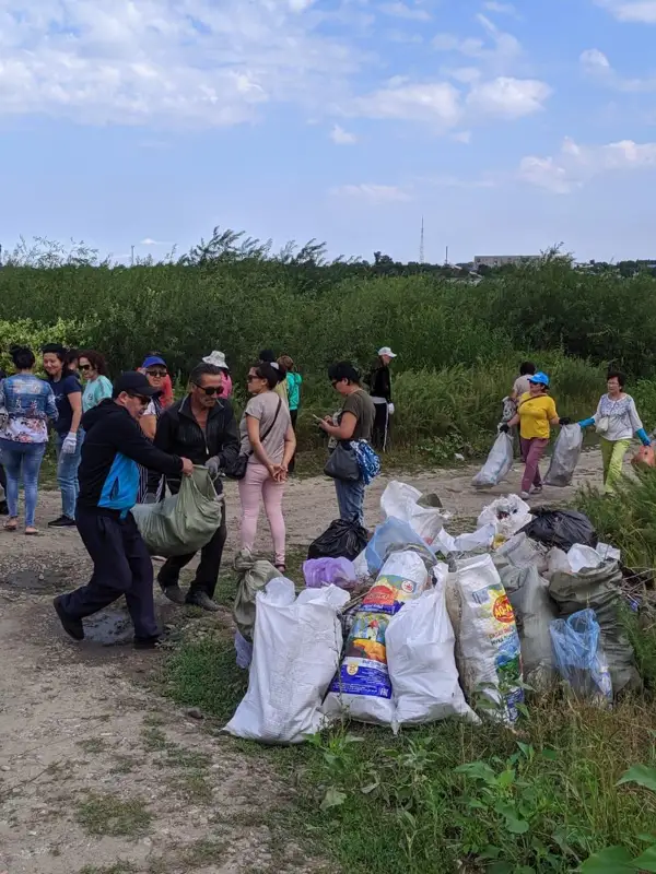 #Birgе #TazaQazaqstan: жители Семея собрали почти 200 тонн мусора
