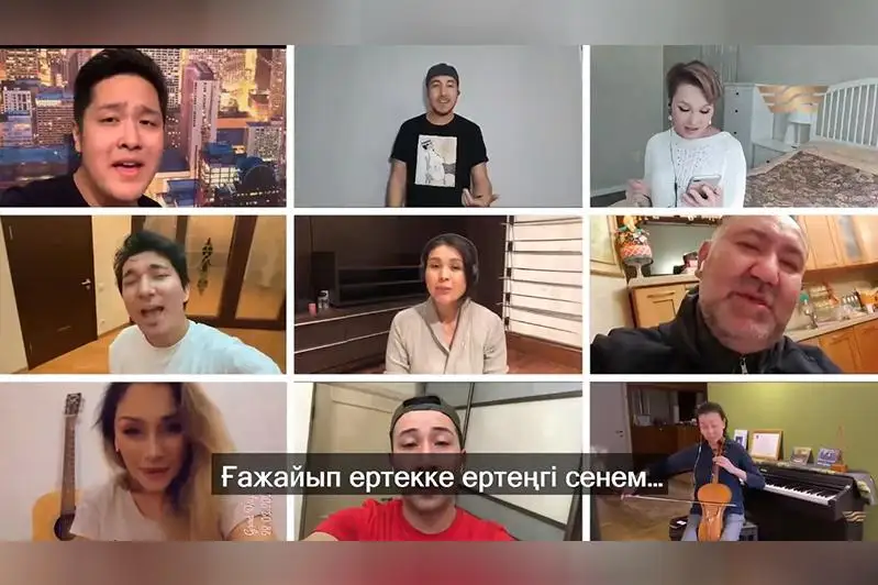 Казахстанские звезды посвятили песню медицинским работникам