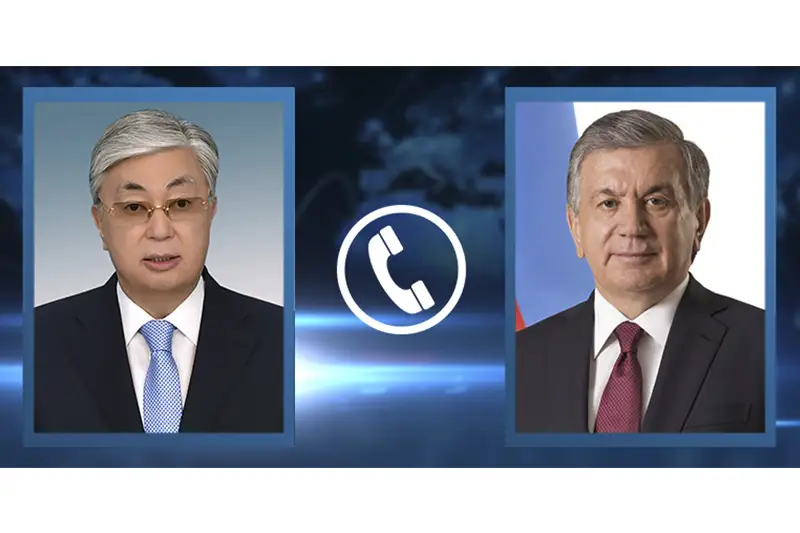 Касым-Жомарт Токаев поздравил Президента Узбекистана с днем рождения