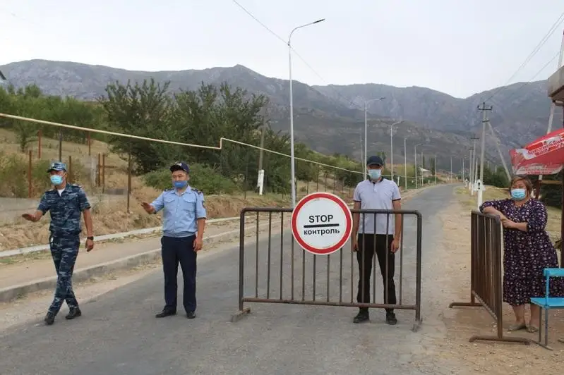 В зонах отдыха Толебийского района установлены блокпосты