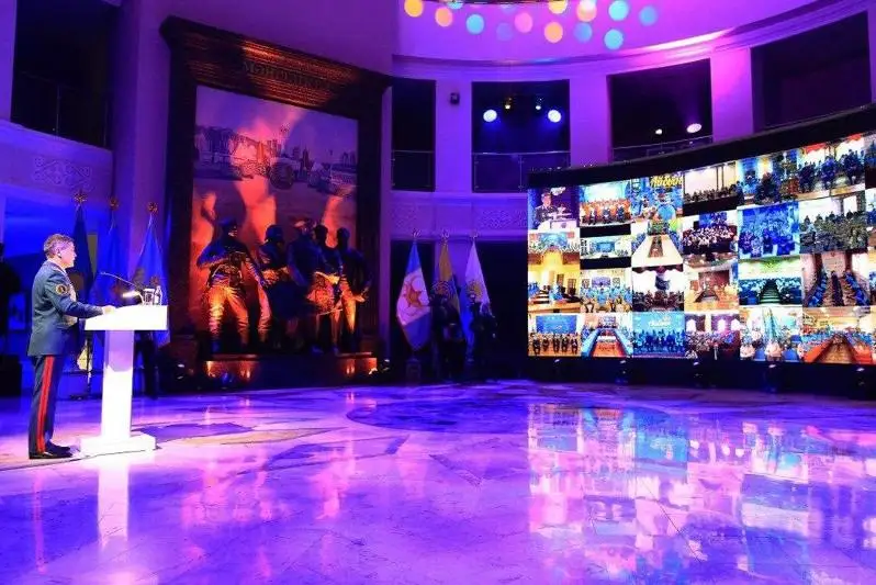 Республиканский военно-патриотический сбор молодежи «Айбын» проходит в онлайн режиме