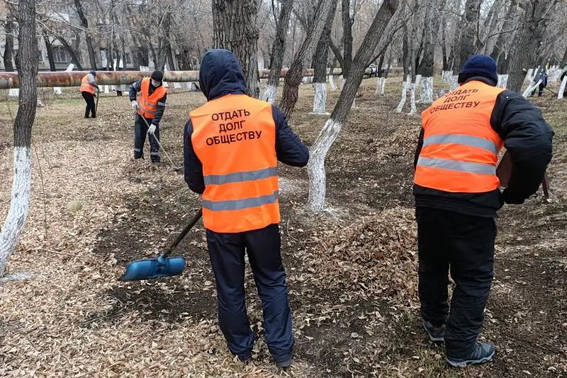 По каким видам преступлений были приговорены к общественным работам карагандинцы