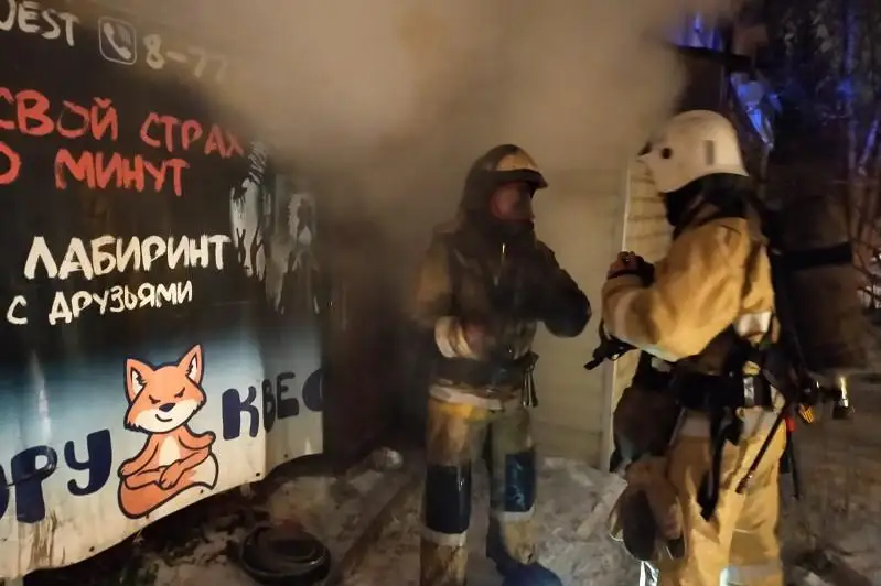 Из квест-клуба эвакуировали почти 30 человек в Усть-Каменогорске