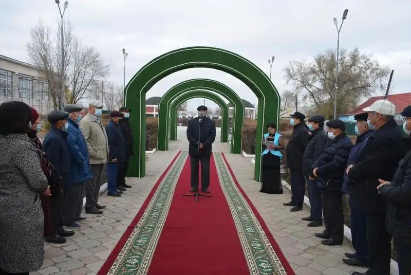 Парк ветеранов открыли в Таскалинском районе ЗКО