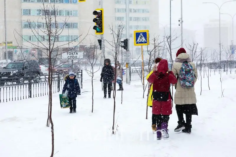 В Нур-Султане отменили занятия 28 января школьникам и студентам колледжей