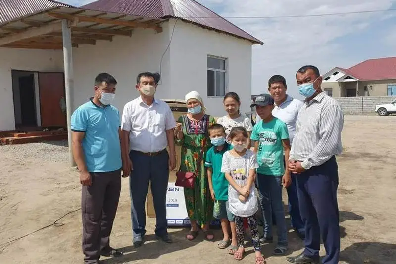 34 семьи получили ключи от квартир по программе «Қамқорлық» в Туркестанской области