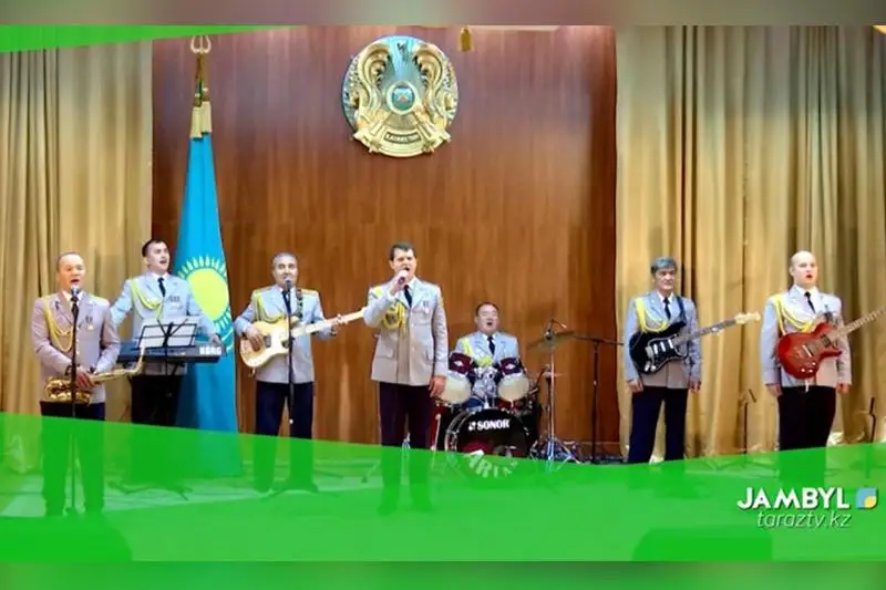 75-летию Великой Победы посвятили концерт жамбылские полицейские и их дети