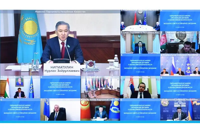 Нурлан Нигматулин принял участие в заседании Парламентской Ассамблеи ОДКБ