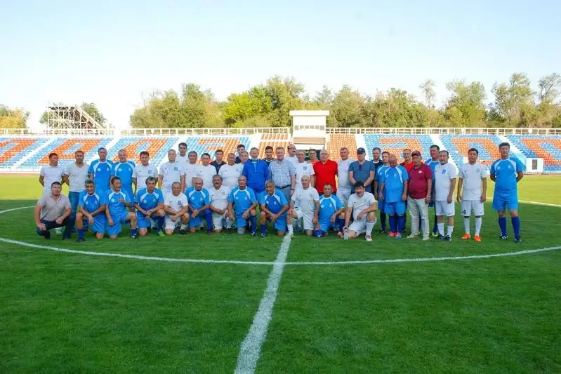 Матч между ветеранами «Тараза» и «Кайрата» состоялся в Таразе