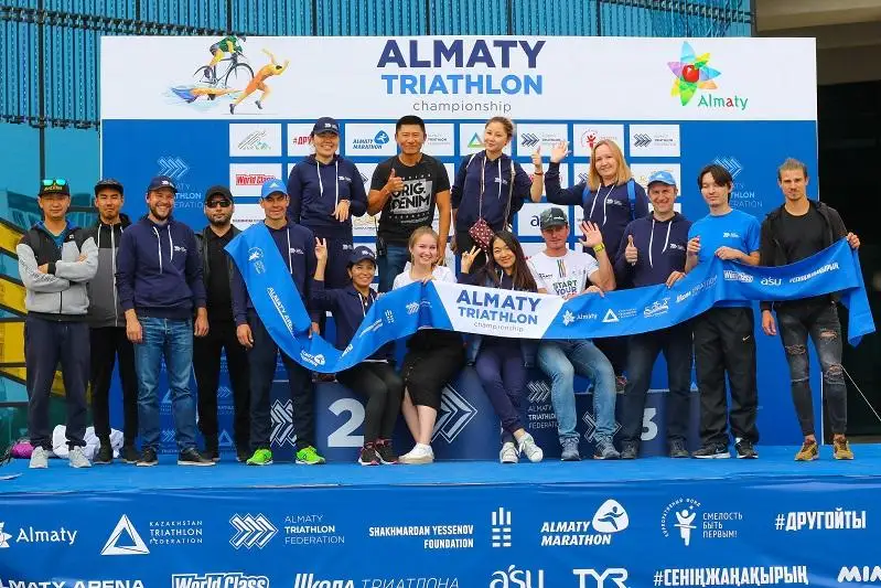 Определились победители чемпионата Алматы по триатлону