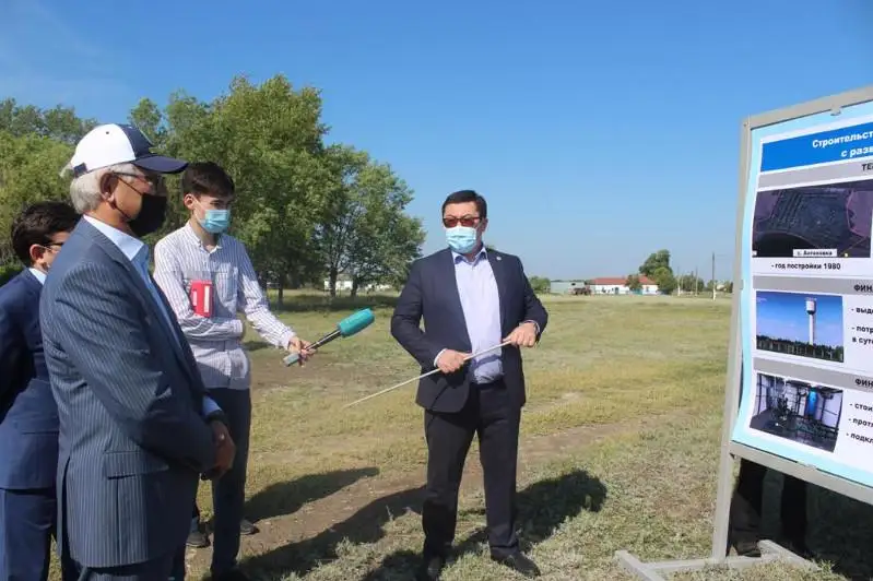 Сенатор ознакомился с ходом реализации проекта «Ауыл – ел бесігі» в СКО