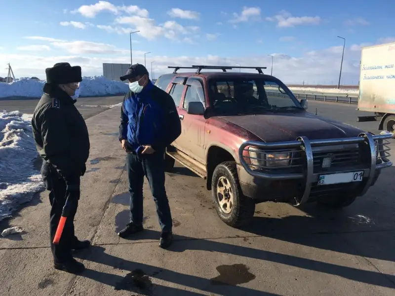 Контроль за объездными путями в столицу осуществляют акмолинские полицейские
