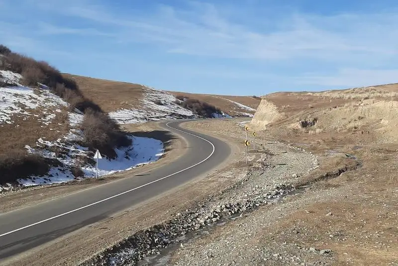 Завершен капитальный ремонт дороги к озеру Кольсай