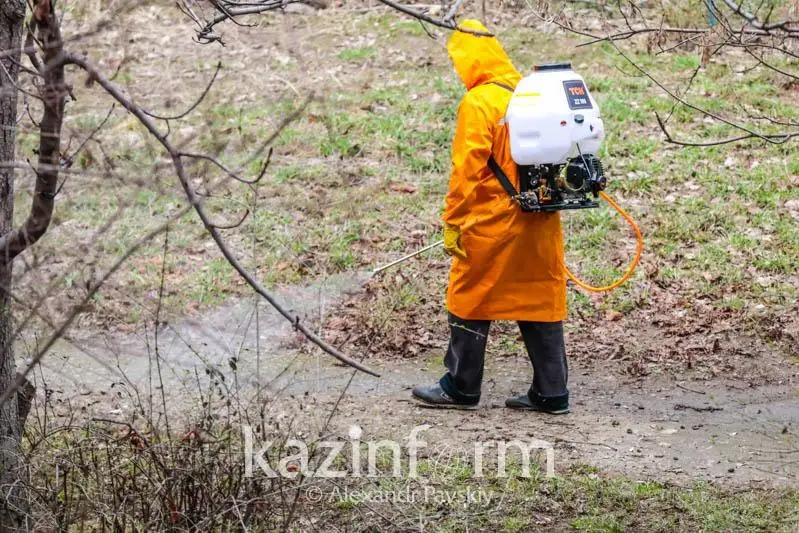 В Уральске продезинфицировали рынки и торговые дома