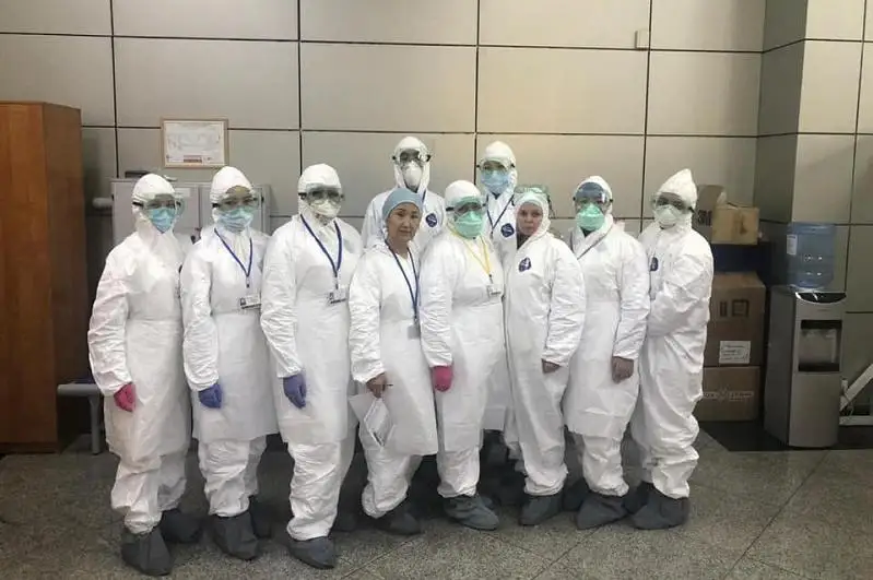 Елжан Биртанов поблагодарил медработников, которые оказывают помощь людям с подозрением на коронавирус