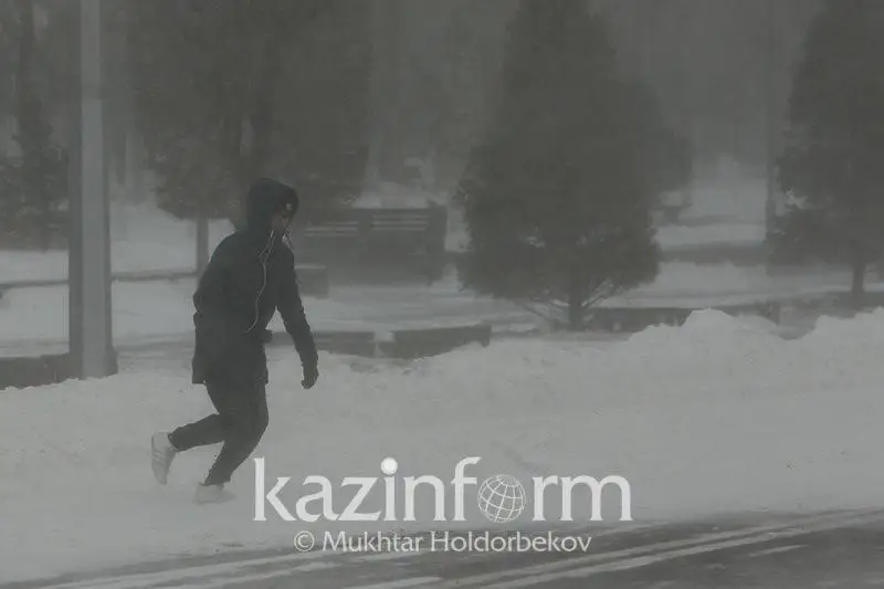 Снег, метель и гололед: прогноз погоды на 7-9 января в Казахстане
