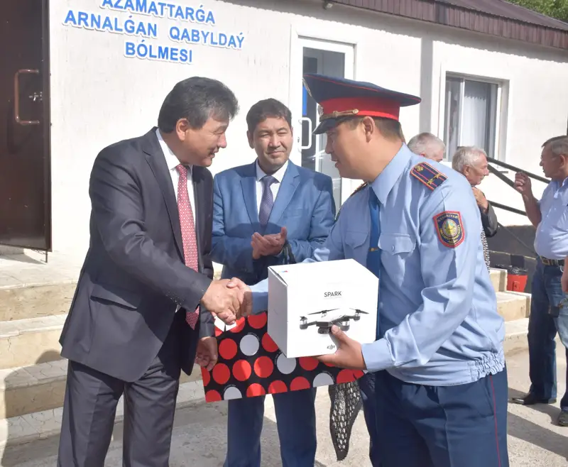 Беспилотник появился на вооружении полицейских в Акмолинской области
