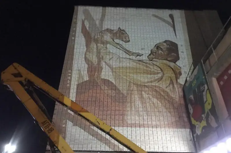 Мурал в честь погибшего егеря Ерлана Нургалиева появится в Караганде