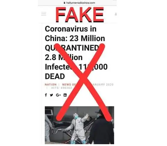 Минздрав РК: Информация о более 2,8 млн инфицированных пневмонией в Китае - фейк