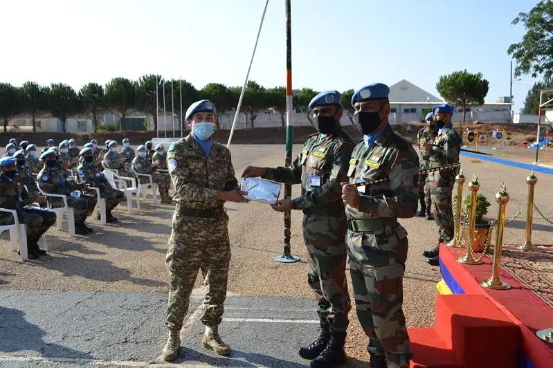 Казахстанского миротворца поощрили в Ливане